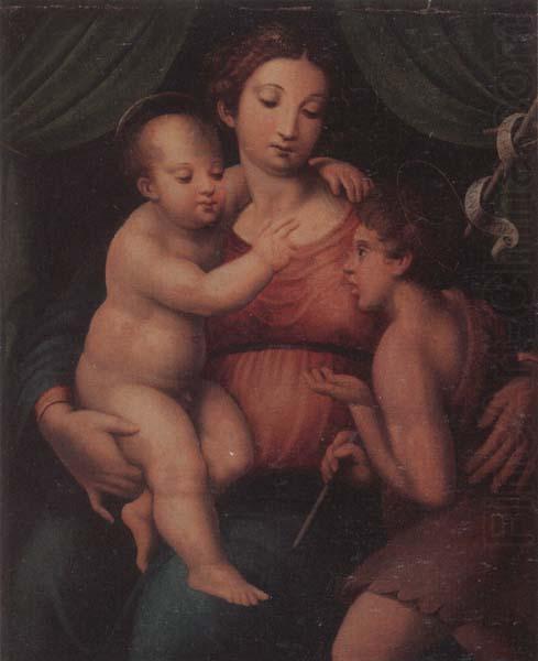 unknow artist The Madonna and child with the infant saint john the baptist china oil painting image